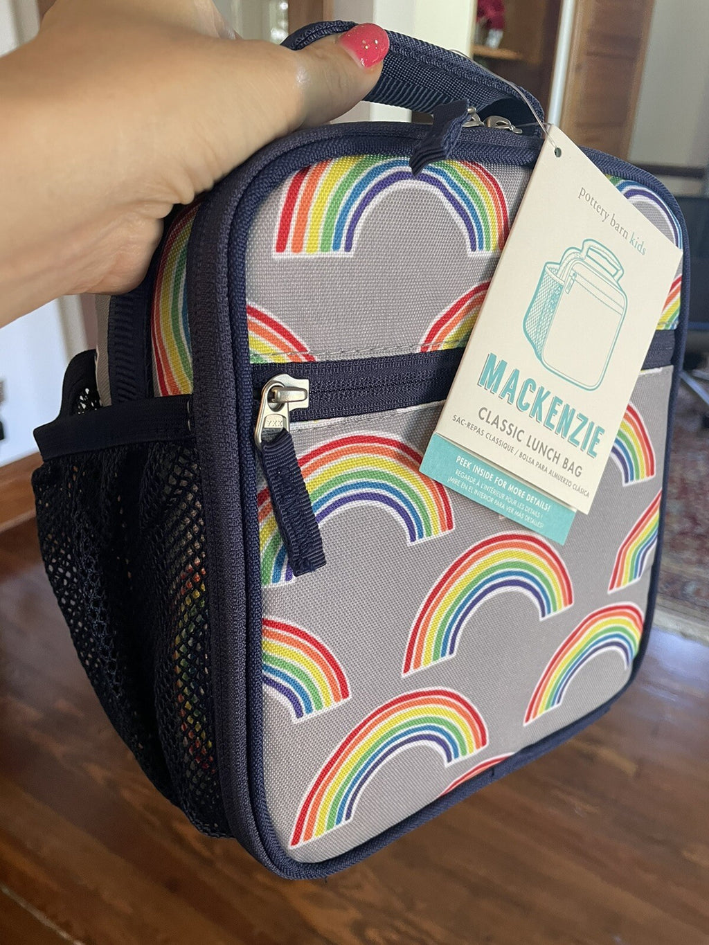 School Pottery barn BACKPACK RAINBOW+LUNCH BOX Butterfly+WATER +Princess SET?? .