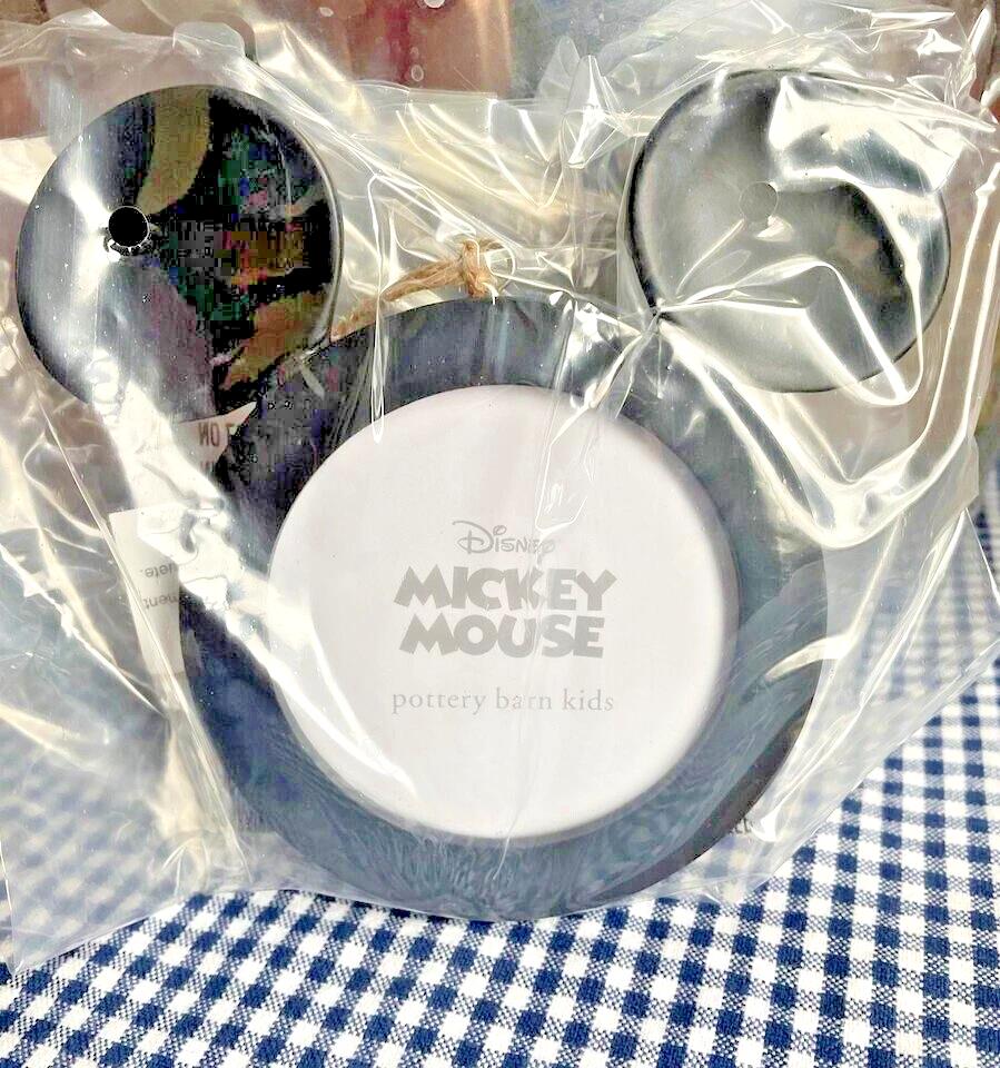 Pottery Barn Mickey Mouse Ornament Holiday Christmas Disney party birthday kid *