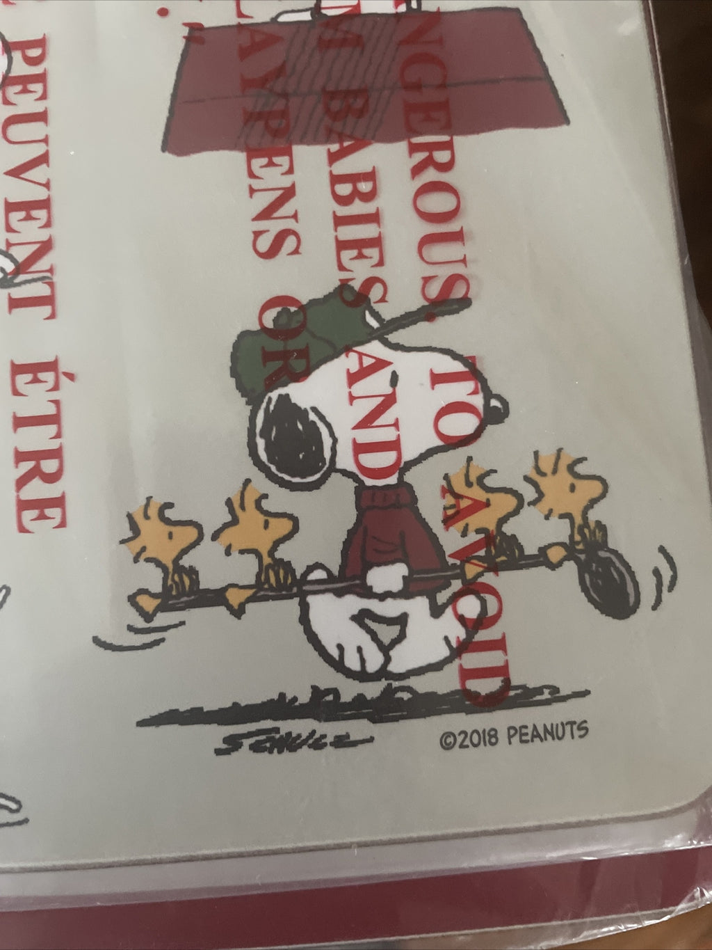 Snoopy Disney Pottery Barn placemat holiday sport soccer baseball school kid .