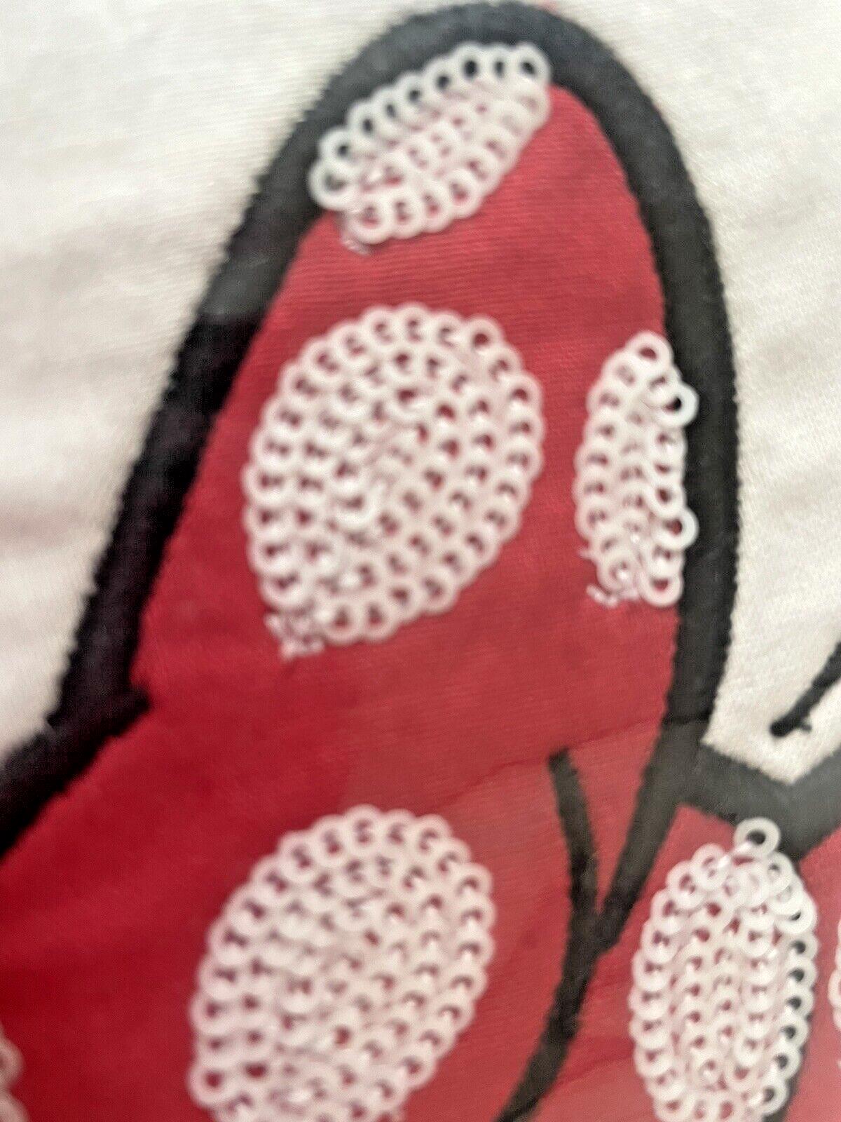 Pottery Barn Holiday Mickey Mouse Velvet gift party Valentine Disney girl sham -