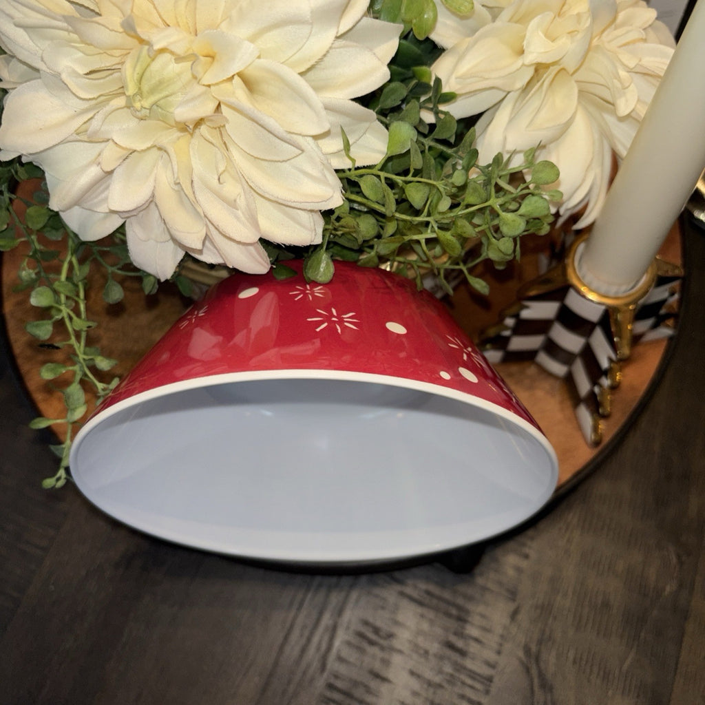 Pottery Barn Holiday Disney Mickey Mouse Bowl School Christmas gift snowman ]