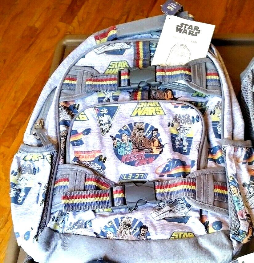 School Pottery Barn Star Wars boy Disney BACKPACK +Lunch box Gift SOLO Grogu ??