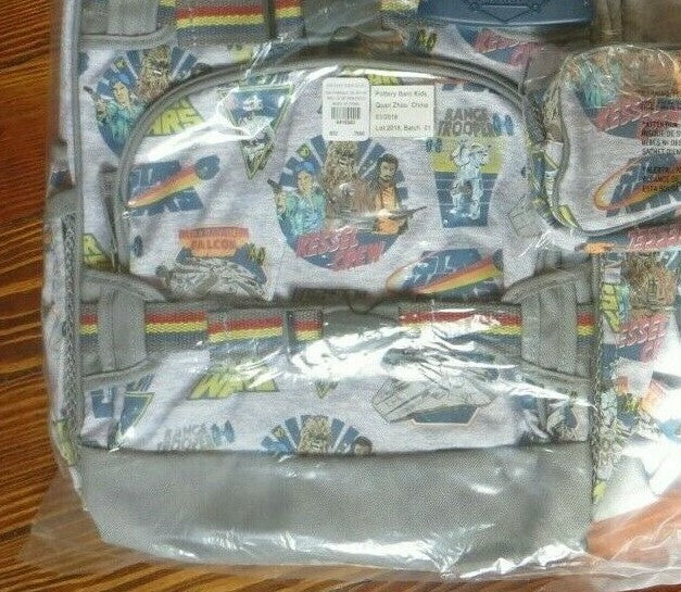 School Pottery Barn Star Wars boy Disney BACKPACK +Lunch box Gift SOLO Grogu ??