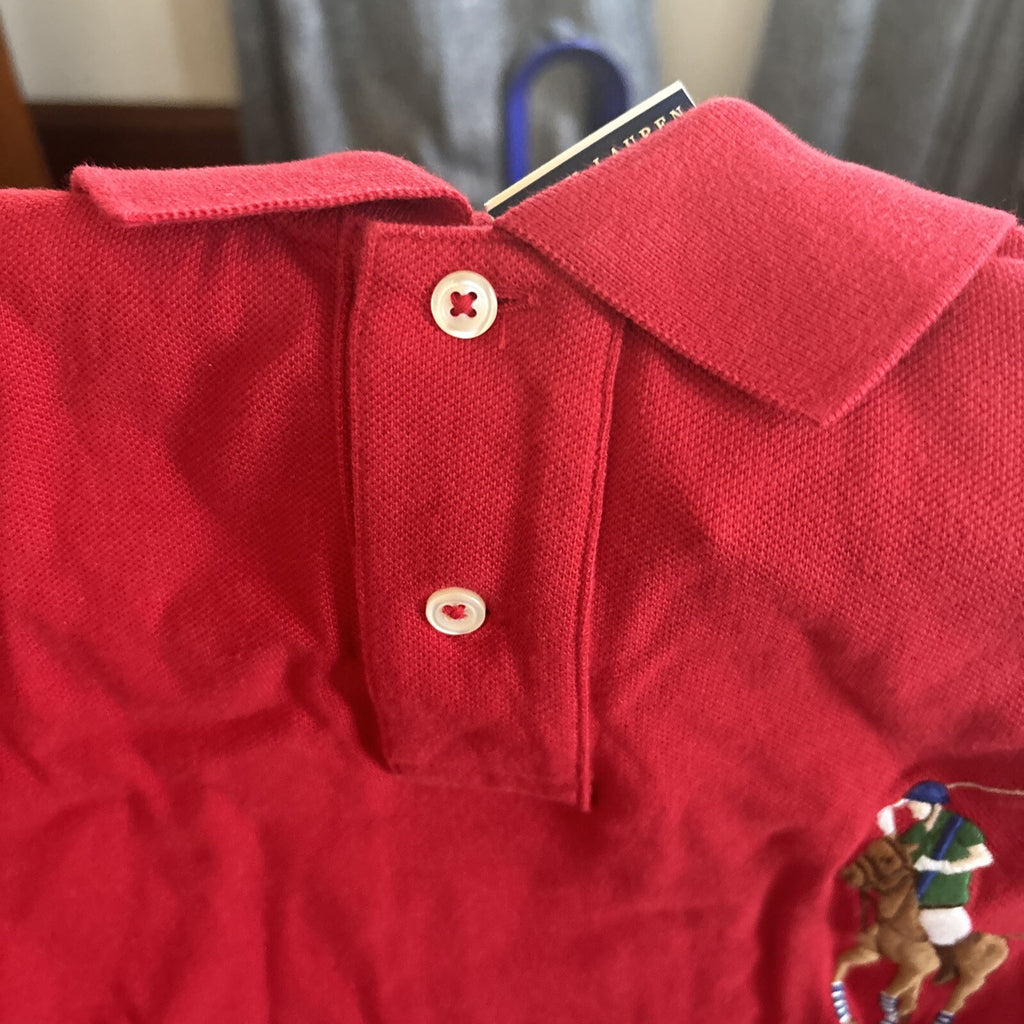 Ralph Lauren polo shirt jersey stripe small Disney school college holiday $119 [