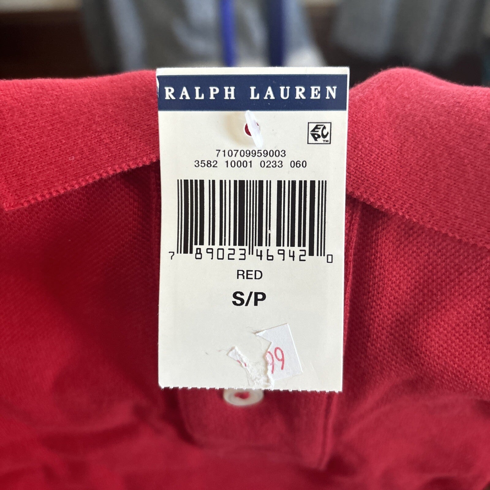 Ralph Lauren polo shirt jersey stripe small Disney school college holiday $119 [