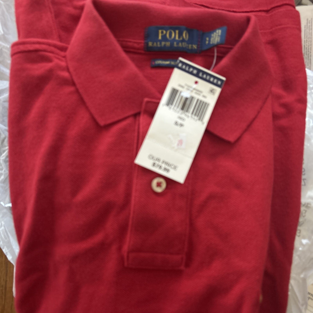 Ralph Lauren polo shirt jersey stripe small Disney school college holiday $119 [