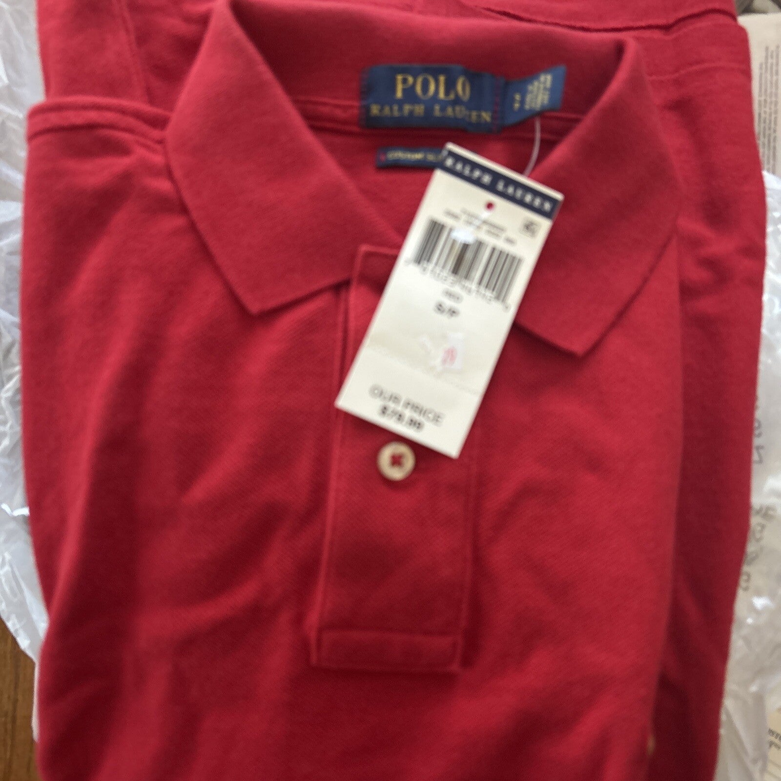 Ralph Lauren polo shirt jersey stripe small Disney school college holiday $119 [