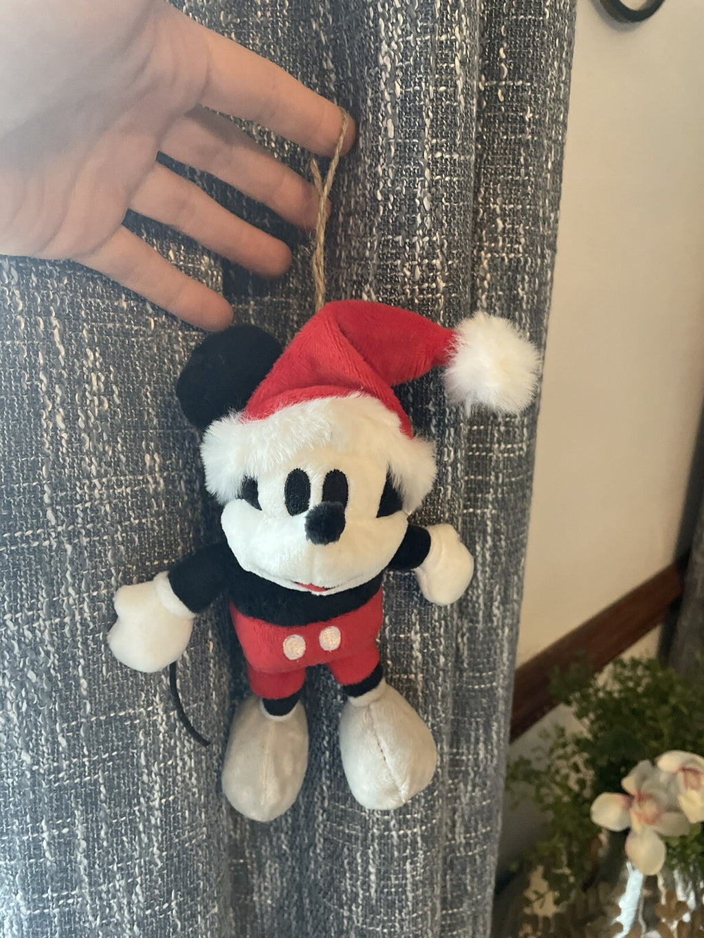Disney Pottery Barn Mickey Mouse plush Holiday gift party birthday school kid -