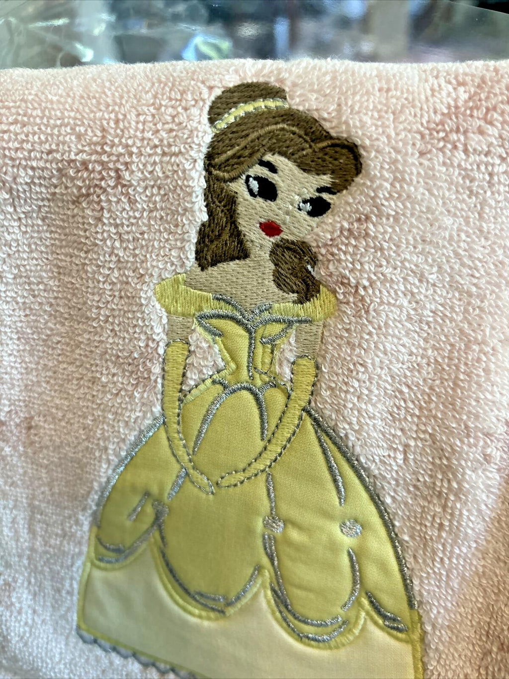 Disney Pottery barn Princess Belle towel hand bath holiday party gift school m