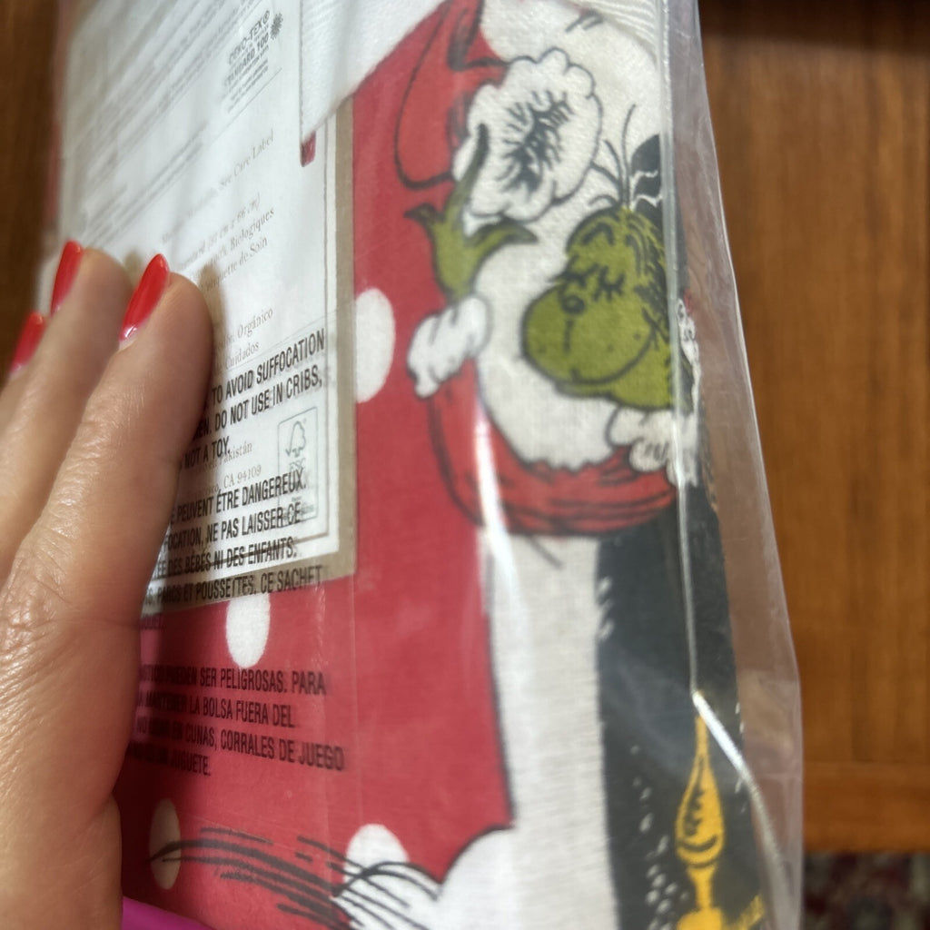 Pottery Barn Grinch Christmas pillow Sham Seuss Holiday kid party gift disney ]