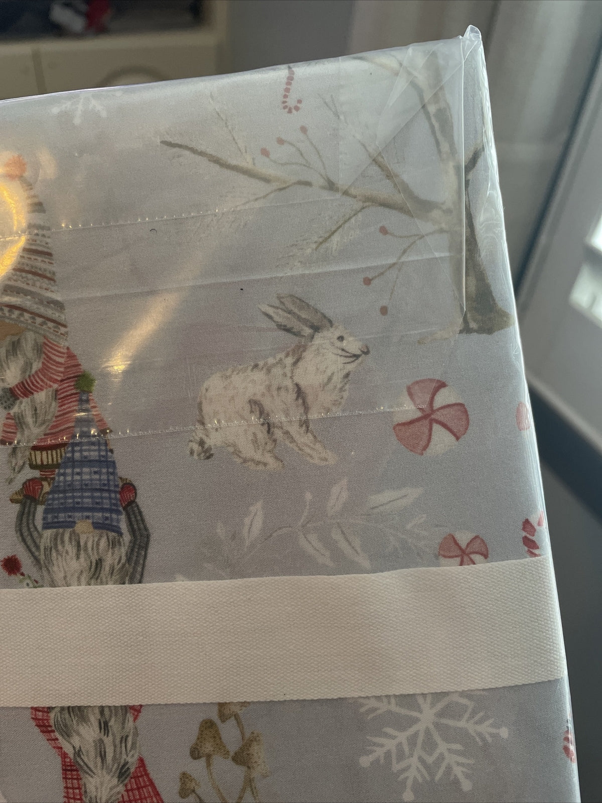 Pottery Barn KING holiday Disney Christmas Gift Deer Forest Snowman SET 2 '