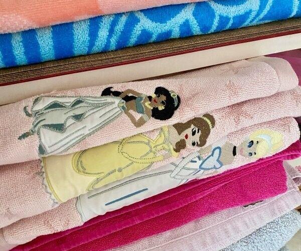 Disney Pottery barn Princess Belle towel hand bath holiday party gift school m