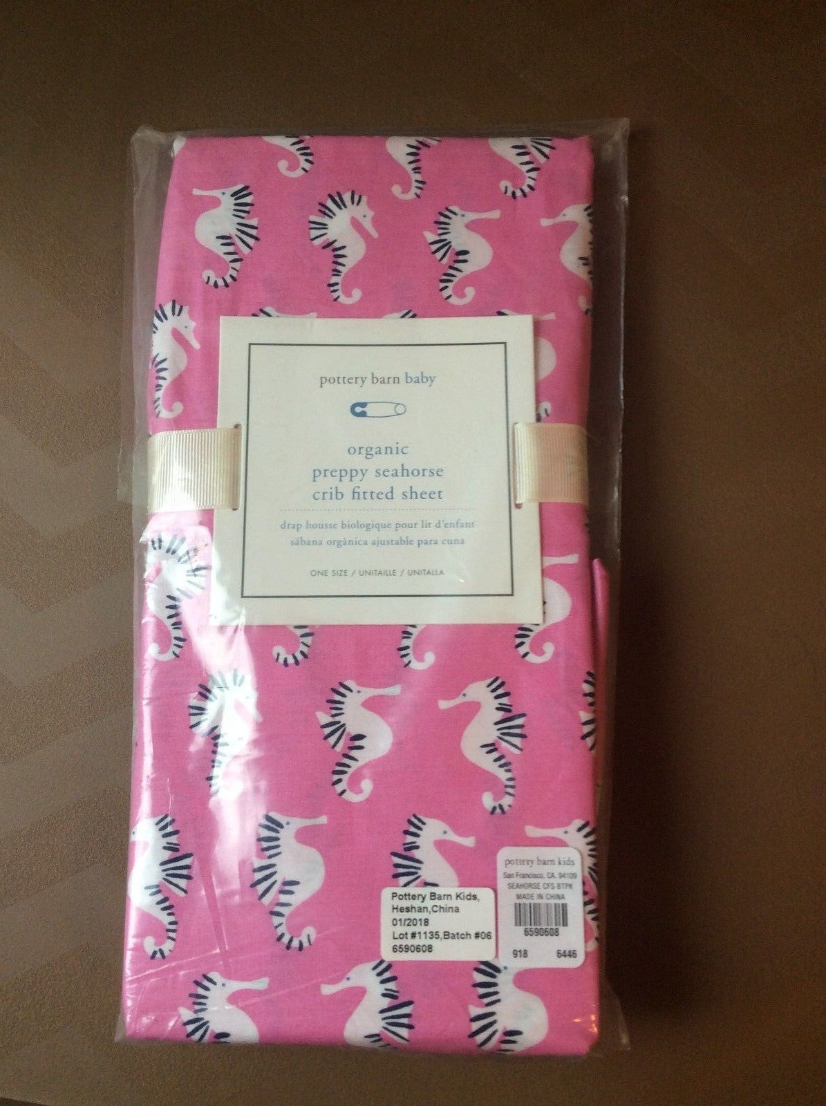 Disney pottery barn baby Sheet Crib Toddler Bed holiday Nursery gift pink  ]