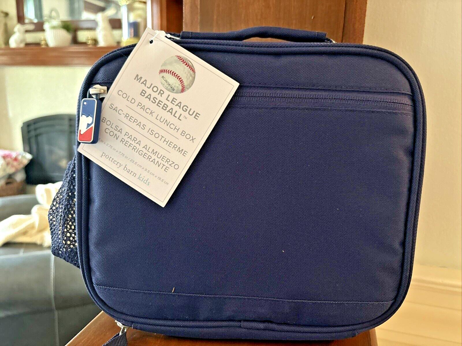 School Pottery Barn MLB BASEBALL LUNCH BOX Cold Pack sports soccer HOLIDAY .