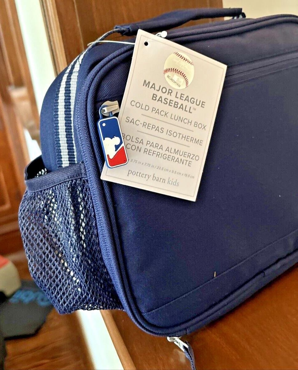 School Pottery Barn MLB BASEBALL LUNCH BOX Cold Pack sports soccer HOLIDAY .