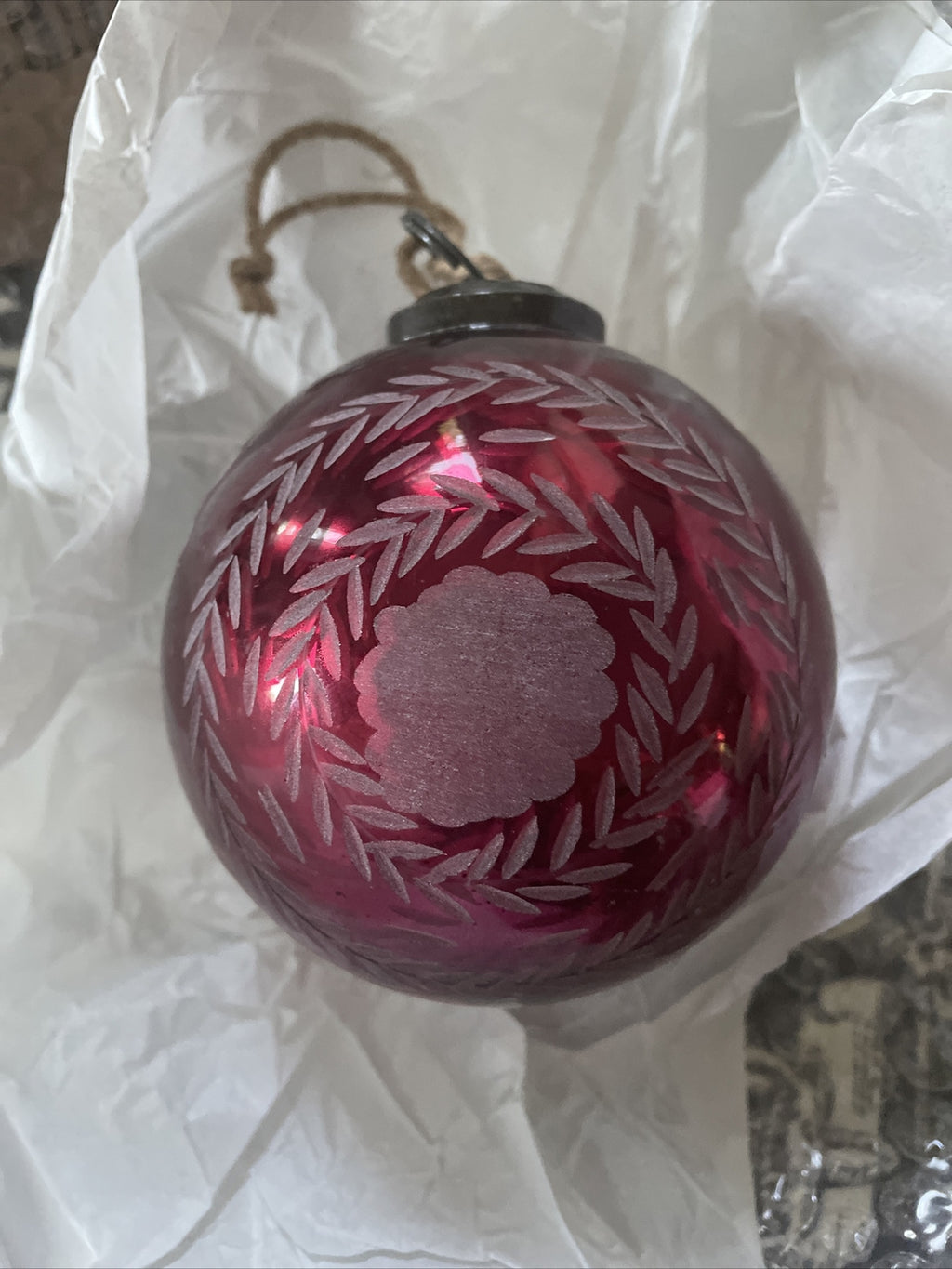 pottery barn Holiday antique mercury ornament Chrismas tree holiday gift ]