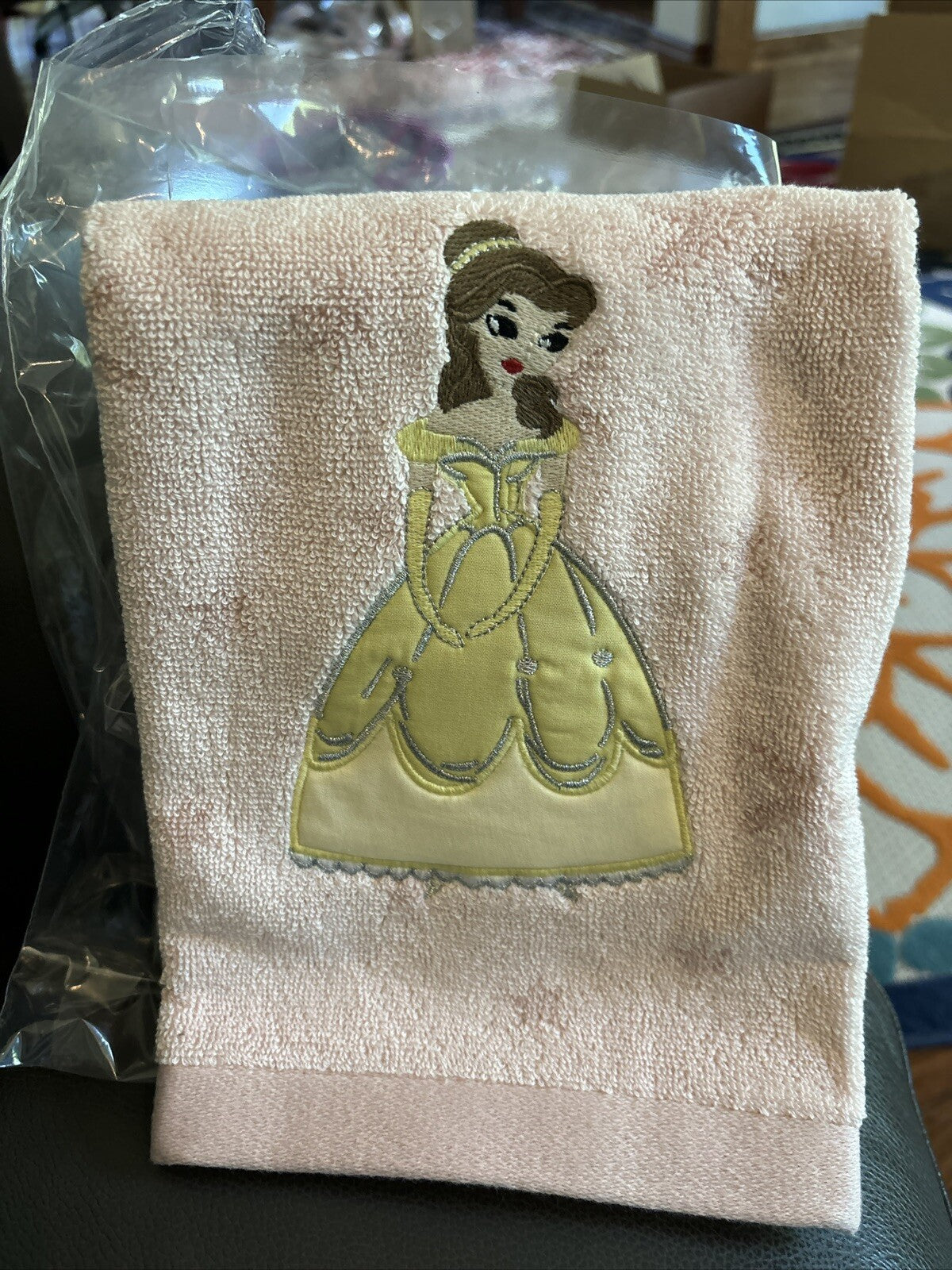 Disney Pottery barn Princess Belle towel hand bath holiday party gift school m