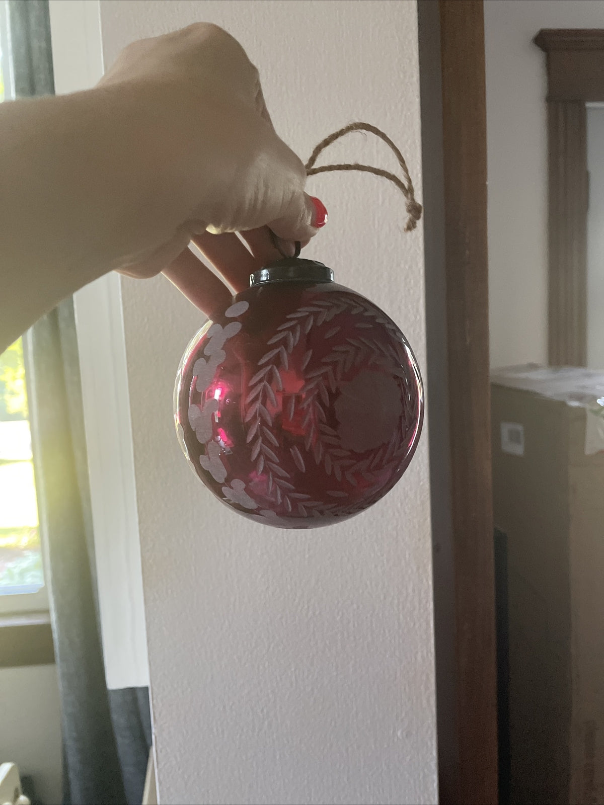 pottery barn Holiday antique mercury ornament Chrismas tree holiday gift ]