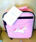 Pottery Barn LUNCH BOX BAG School Disney Unicorn horse pink bag girl party ?? .