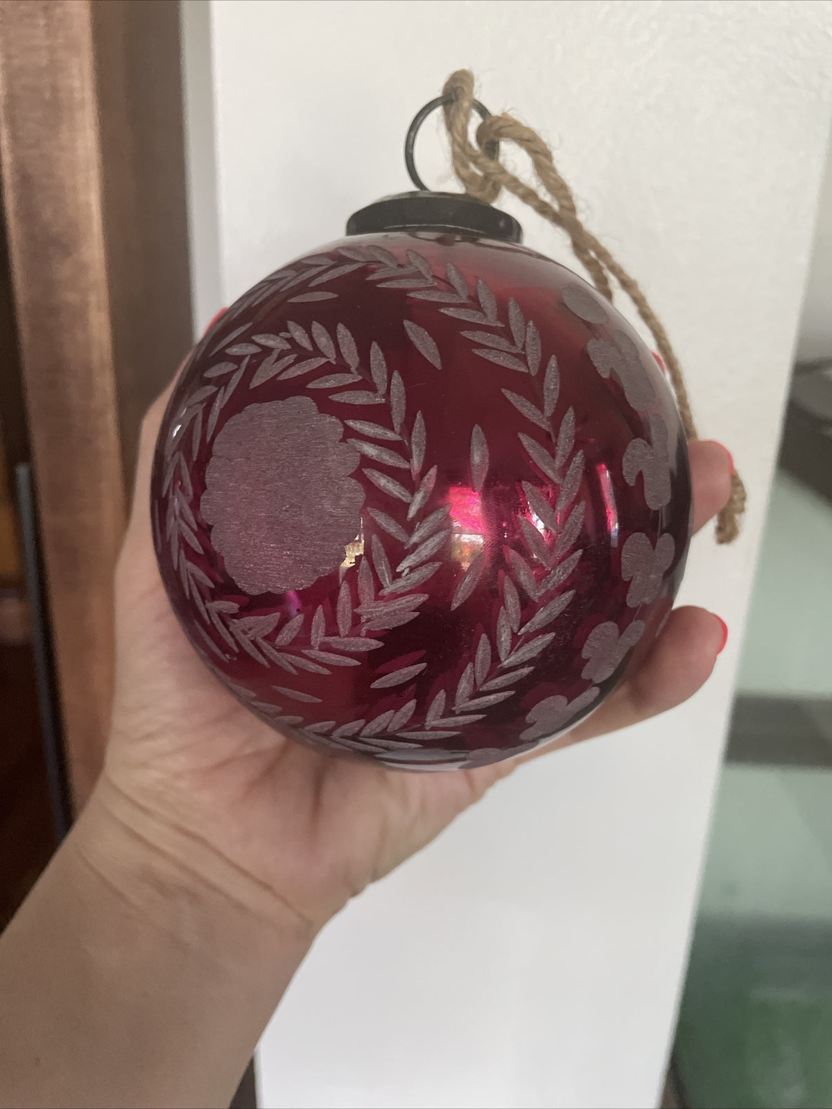 pottery barn Holiday antique mercury ornament Chrismas tree holiday gift ]
