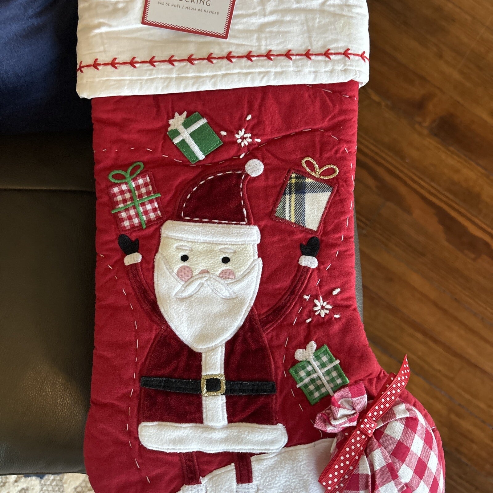 Pottery Barn Holiday Christmas Stocking Santa gift party school Disney kid '