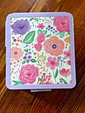 Pottery barn school Floral Flower Bento lunch box Disney travel gift girl pink .