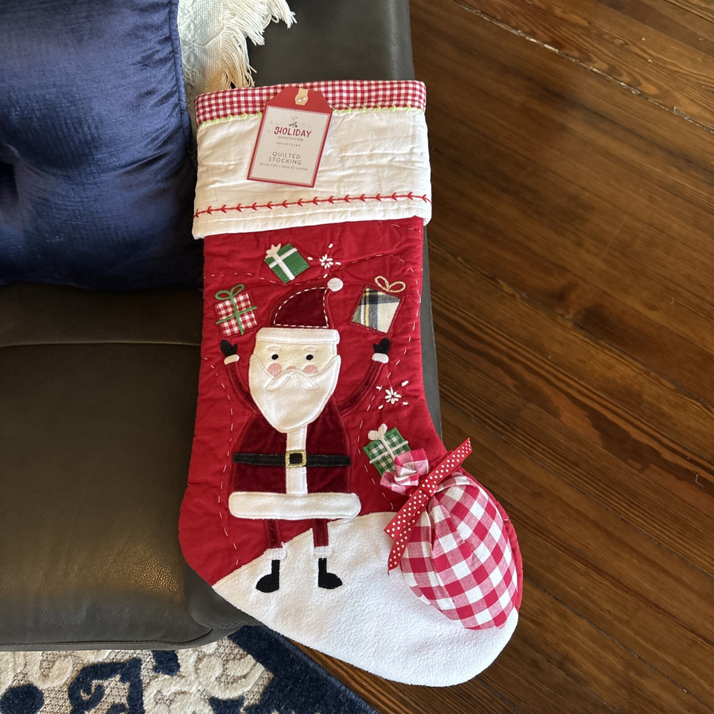 Pottery Barn Holiday Christmas Stocking Santa gift party school Disney kid '
