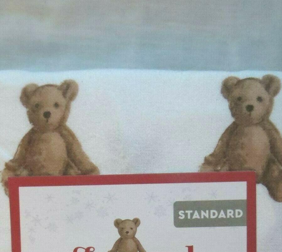 Pottery Barn PILLOW SHAM holiday Disney Teddy Bear gift Christmas birthday kid