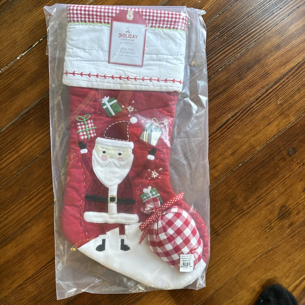 Pottery Barn Holiday Christmas Stocking Santa gift party school Disney kid '