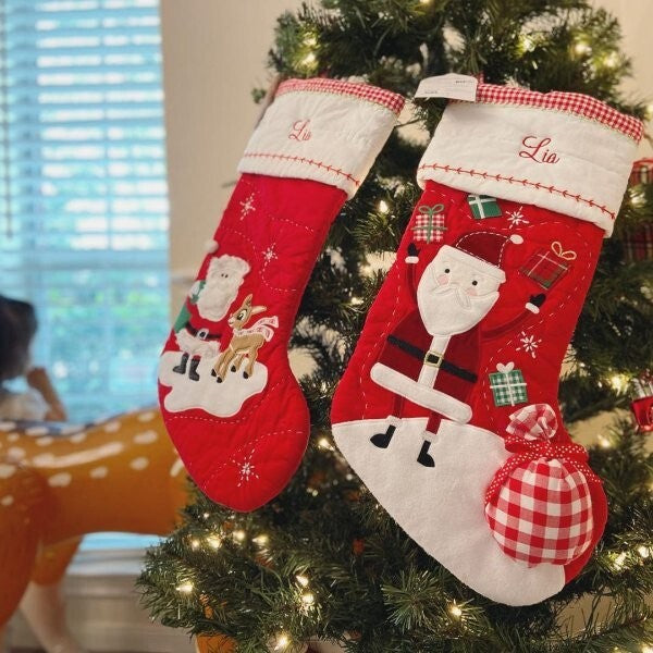 Pottery Barn Holiday Christmas Stocking Santa gift party school Disney kid '
