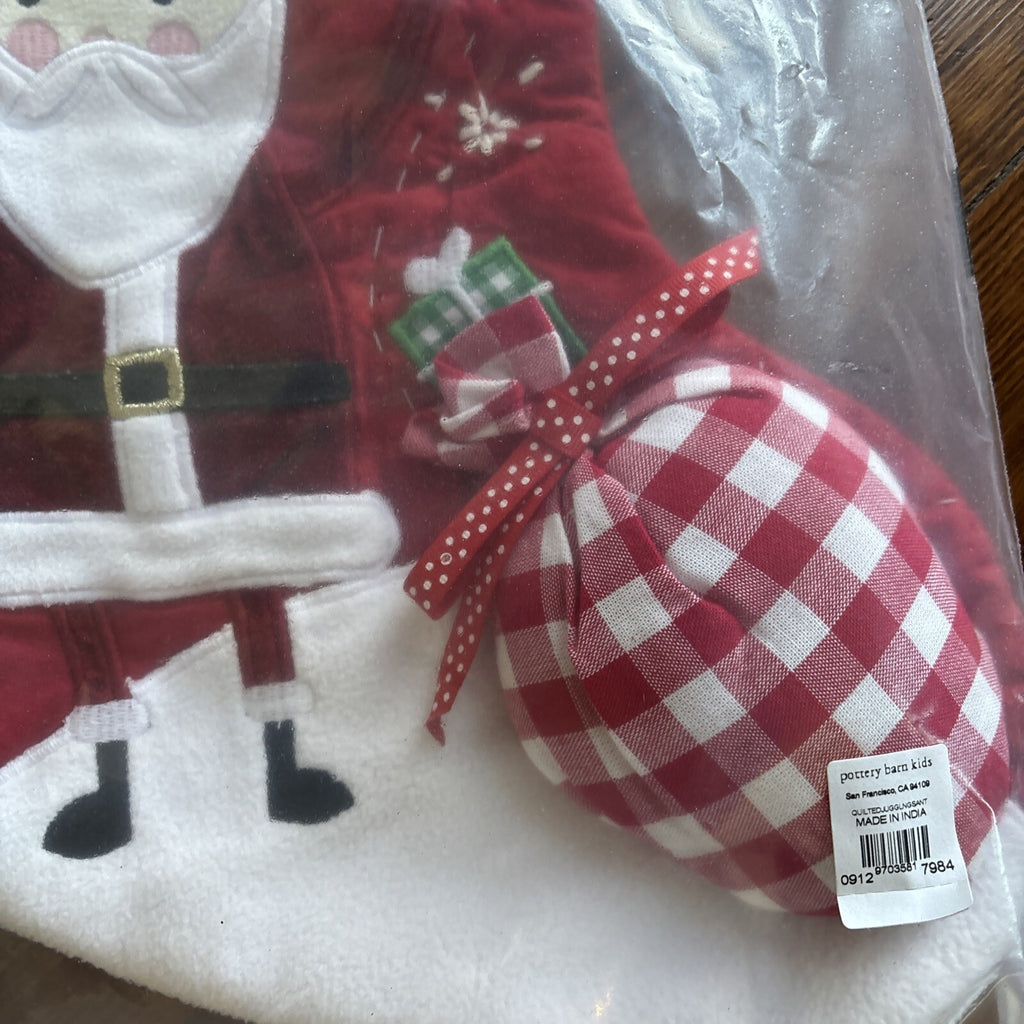 Pottery Barn Holiday Christmas Stocking Santa gift party school Disney kid '
