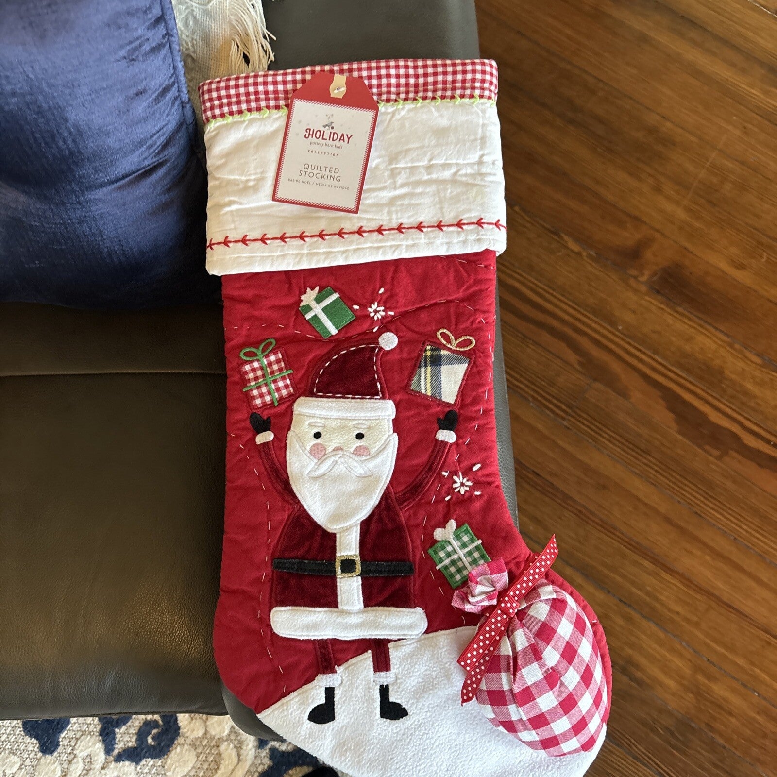 Pottery Barn Holiday Christmas Stocking Santa gift party school Disney kid '