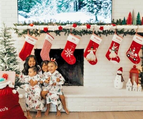 Pottery Barn Holiday Christmas stocking gift party Snowflake school kid Disney ]