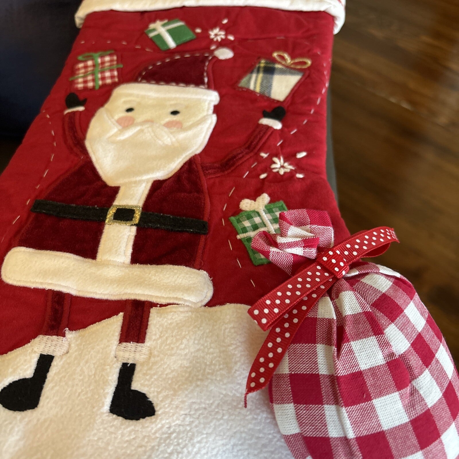 Pottery Barn Holiday Christmas Stocking Santa gift party school Disney kid '