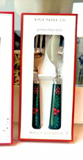 Pottery Barn holiday Christmas Nutcracker 12 days party Rudolph Utensil SET '