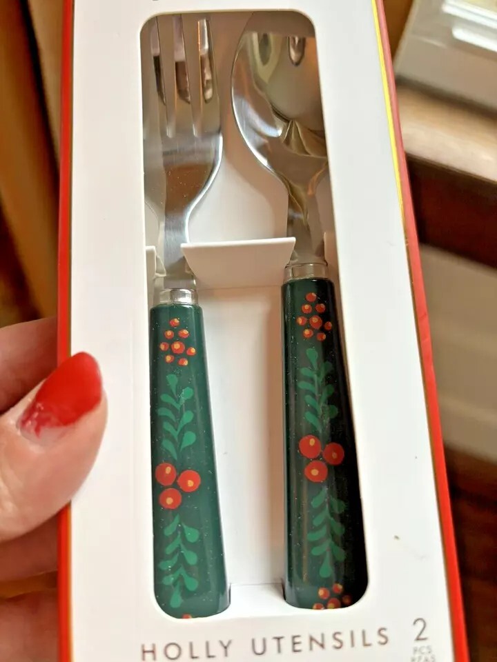 Pottery Barn holiday Christmas Nutcracker 12 days party Rudolph Utensil SET '