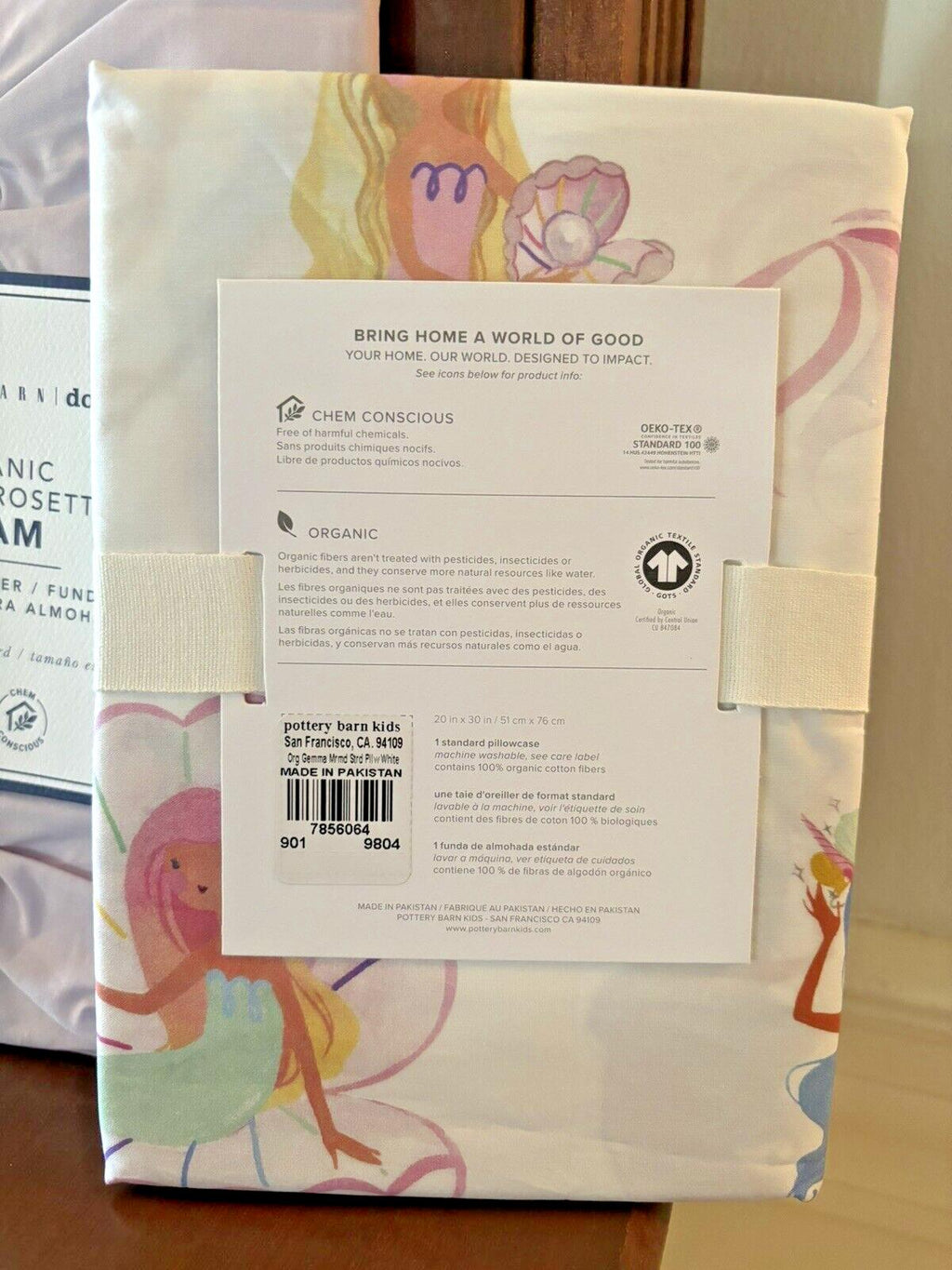 Pottery Barn holiday floral Disney princess Mermaid Ariel Birthday Gift SET 2 \