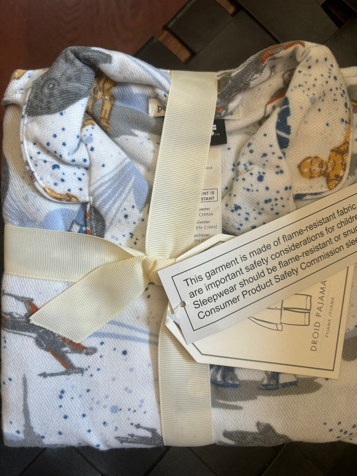 Pottery barn kid star wars Droid Jedi space Disney pajama pj set birthday gift m
