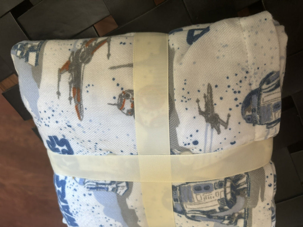 Pottery barn kid star wars Droid Jedi space Disney pajama pj set birthday gift m