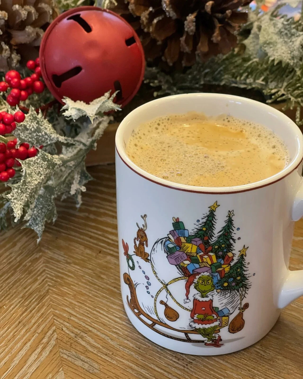 Grinch Mug Christmas tree holiday gift Disney Williams sonoma pottery barn kid '