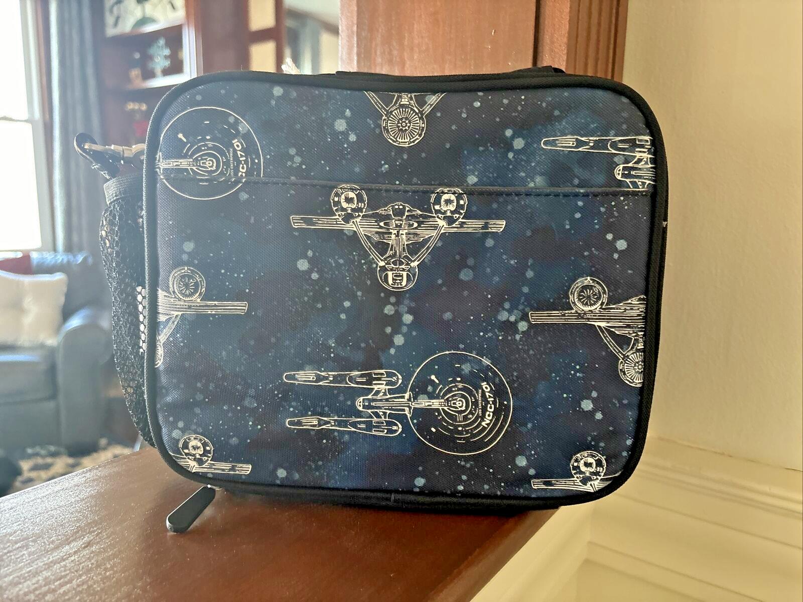 School Pottery Barn Disney STAR Trek wars SPACE LUNCH BOX Gift Travel bag boy -