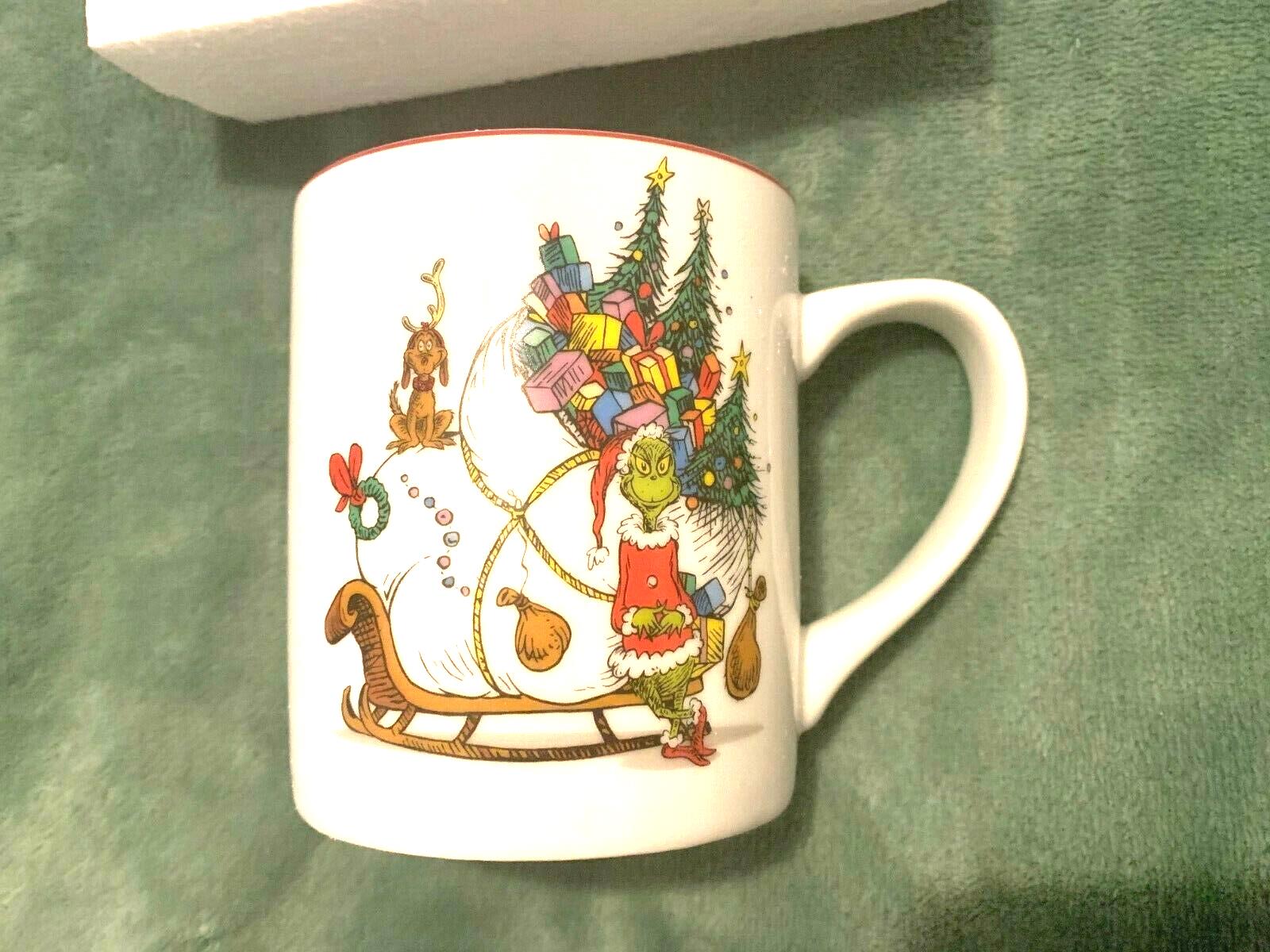 Grinch Mug Christmas tree holiday gift Disney Williams sonoma pottery barn kid '