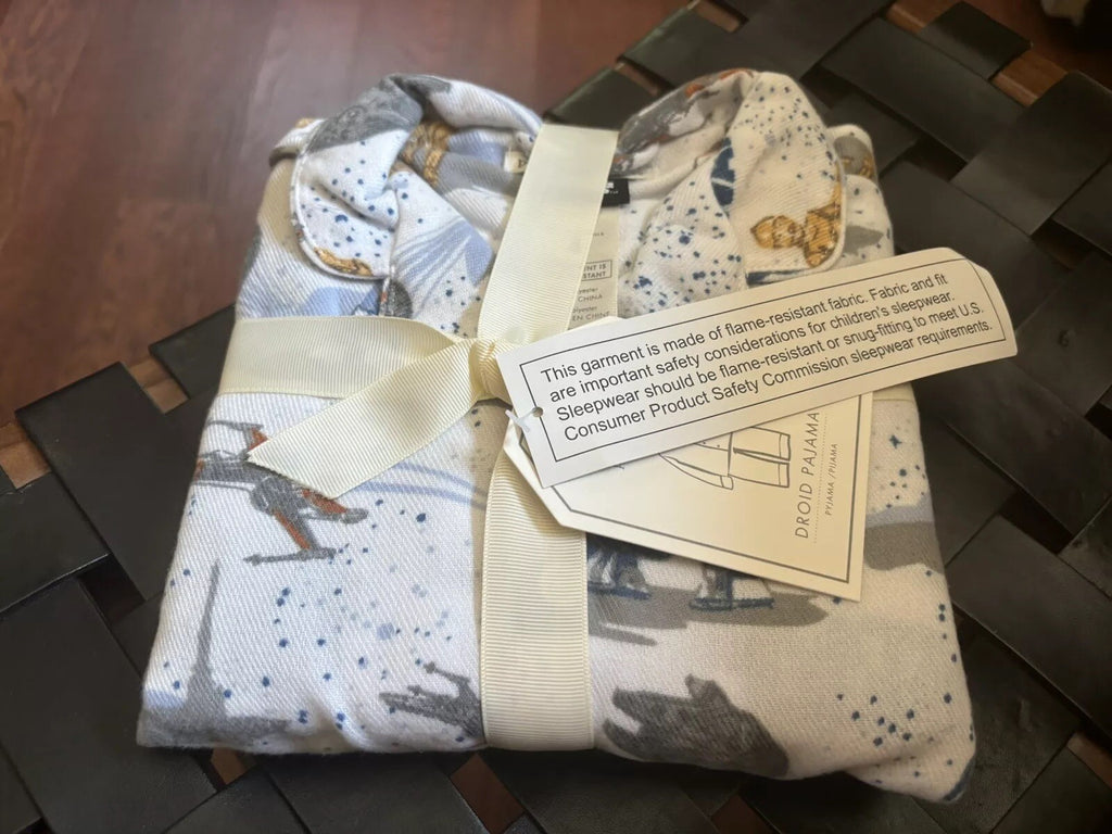 Pottery barn kid star wars Droid Jedi space Disney pajama pj set birthday gift m