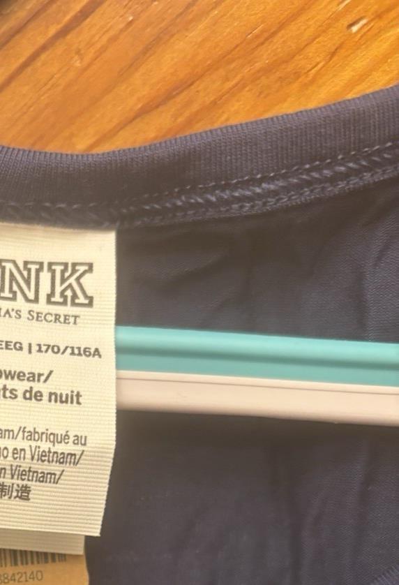 PINK Victoria’s Secret Yoga Tank Sleep XXL workout travel holiday new .