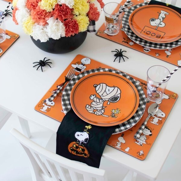 Disney Snoopy Pottery Barn CUP Peanuts Halloween holiday gift party school SET 4
