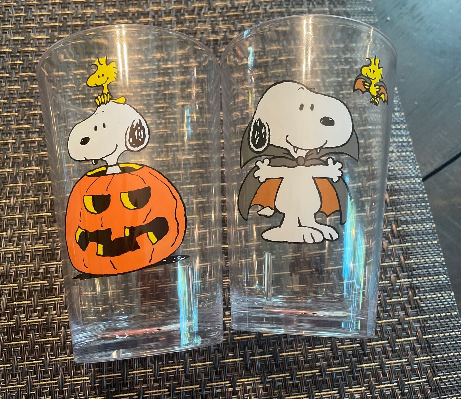 Disney Snoopy Pottery Barn CUP Peanuts Halloween holiday gift party school SET 4