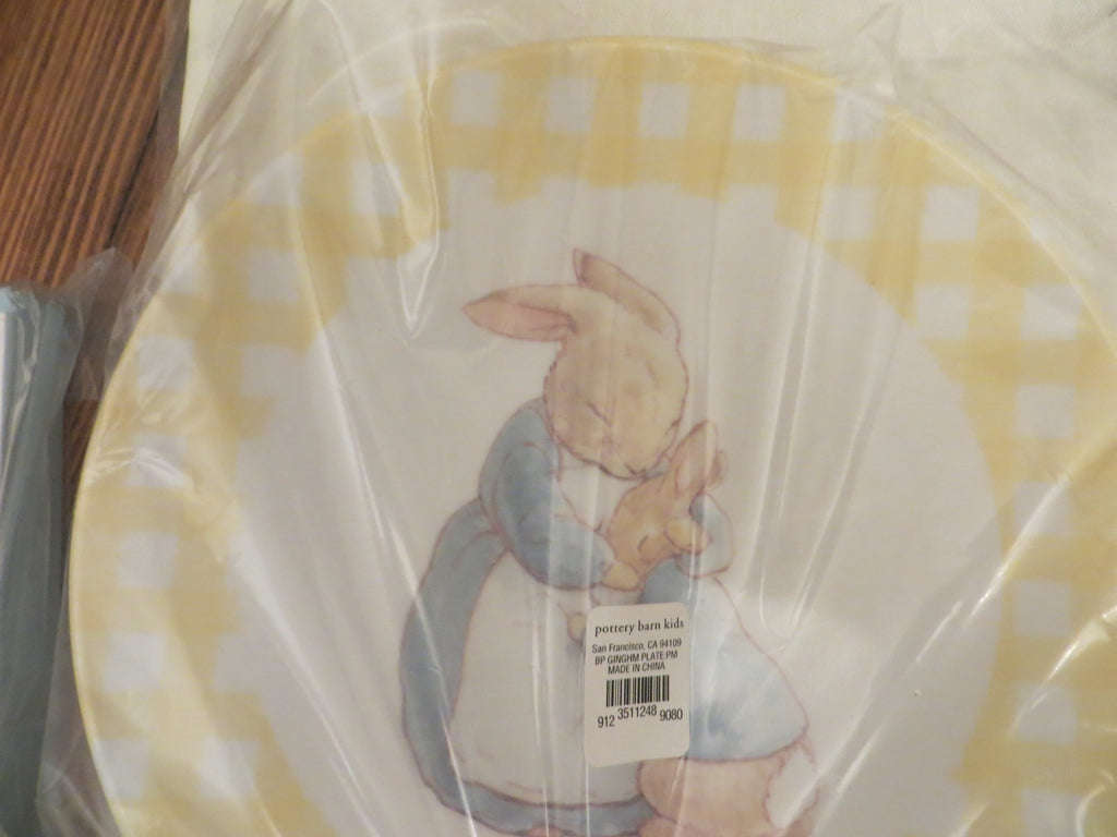 Pottery Barn Disney Plate cup napkin Easter holiday party Bunny Peter rabbit !