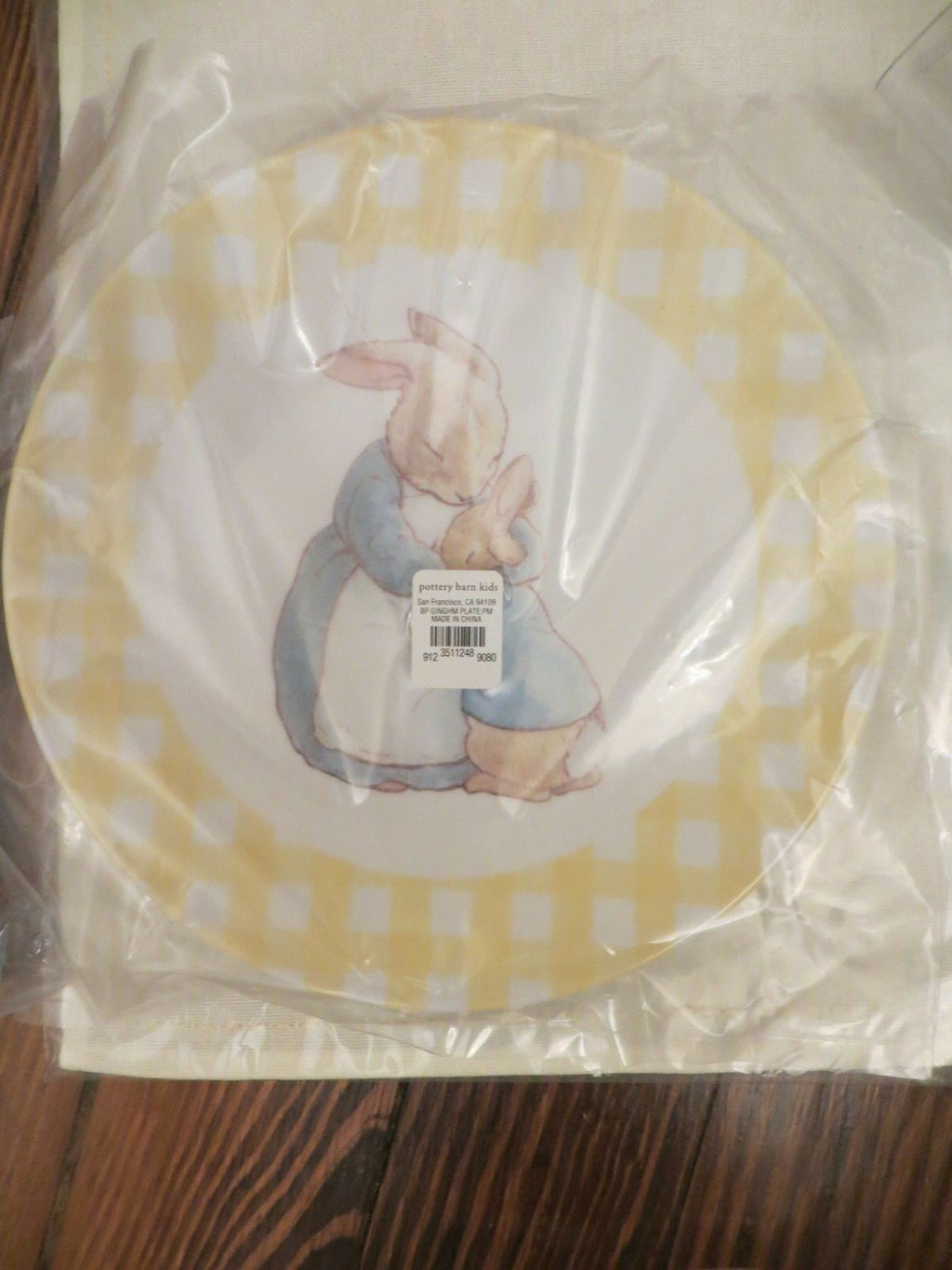 Pottery Barn Disney Plate cup napkin Easter holiday party Bunny Peter rabbit !