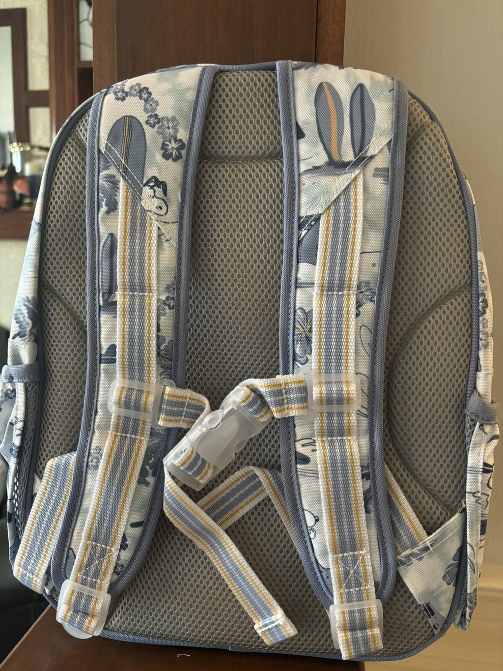 School Pottery barn SNOOPY BACKPACK + Dinosaur BAG Peanuts Jurassic travel Boy .