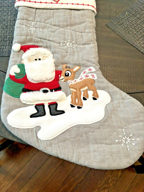 Disney Pottery Barn Holiday Christmas stocking Santa Rudolph Seuss tree Party ]